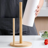 Bamboo Kitchen Tissue Holder Elegant & Functional Countertop Accessory. Paper Towel Holders