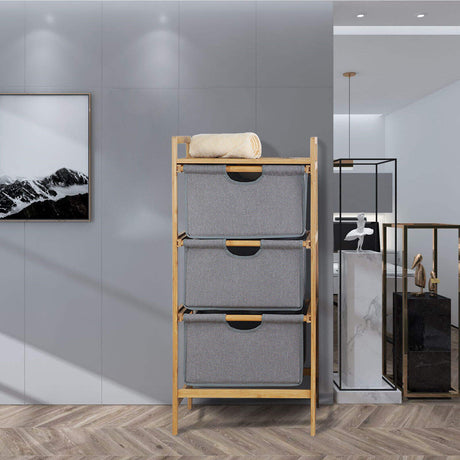 Bamboo Organizer Rack