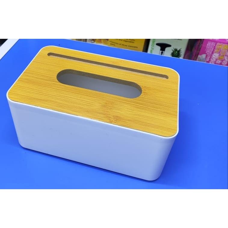 Bamboo Serviette Holders | Eco-Friendly Napkin Organizer | Available in Maroon, Blue, and White