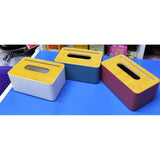 Bamboo Serviette Holders | Eco-Friendly Napkin Organizer | Available in Maroon, Blue, and White