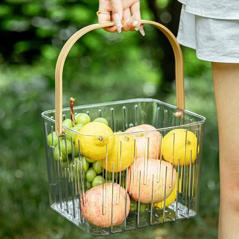 Basket Storage Organizer with Handle | Multipurpose Holder food storage Storage & Organization