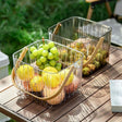 Basket Storage Organizer with Handle | Multipurpose Holder food storage Storage & Organization