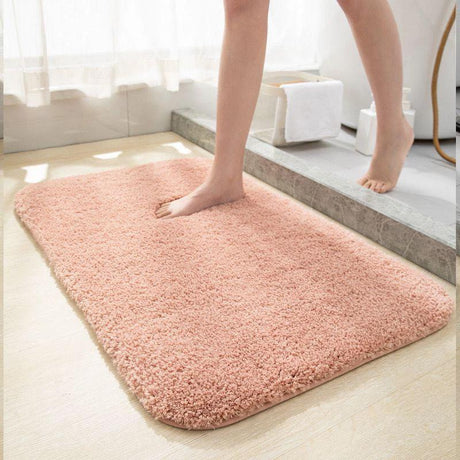 Bathroom Mat with Rubber Bottom 80x50cm Door Mats Bath Mats & Rugs