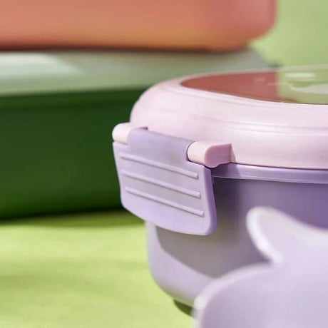 Bento Lunch Box with 2 Compartments and Soup Container–1000ml