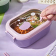 Bento Lunch Box with 2 Compartments and Soup Container–1000ml