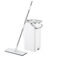 Big Bucket Flat Vertex Self-Squeeze Mop with Bucket – Wet and Dry Cleaning Mops Mops