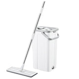 Big Bucket Flat Vertex Self-Squeeze Mop with Bucket – Wet and Dry Cleaning