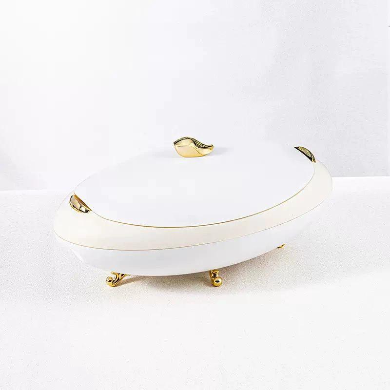 Big Size Oval Insulated Hotpot with Heat Preservation 4L Hotpot Plate & Dish Warmers