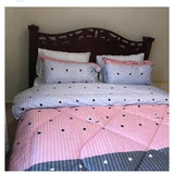 Binded Duvet Set with Bedsheet & Pillowcases | Cozy Bedding | Size 6x7