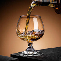 Bistro Cognac/Brandy Glasses 385cc Set of 6 Elegant Glassware for Fine Spirits Tableware Drinkware