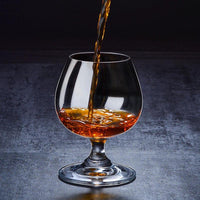 Bistro Cognac/Brandy Glasses 385cc Set of 6 Elegant Glassware for Fine Spirits Tableware Drinkware