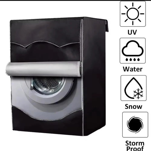 Waterproof Washing Machine Cover – Front Load – 12kg Fit – Heavy Duty Laundry Appliance Accessories Washer & Dryer Accessories