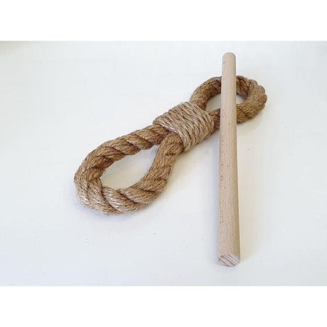 Boho Rustic Farmhouse Style Curtain Holders Elegant Rope Design