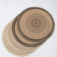 Boho Style Jute Table Place Mats for Dining and Decor