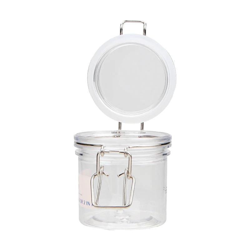 Bon Appetit Stylish Clip Style Glass Storage Jars | Leak Proof Borosilicate Glass | 0.25L to 1.5L Capacities Black November Food Storage Containers