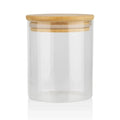 Borosilicate Glass Storage Jars with Airtight Bamboo Lid 3200ml and 2400ml Glass storage jar Food Storage Containers