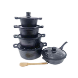 Bosch 11 Piece Cookware Set with Silicone Lid Covers | Made in Germany | Durable and Stylish Cookware