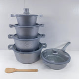 Bosch 11 Piece Cookware Set with Silicone Lid Covers Cookware Cookware Sets
