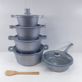 Bosch 11 Piece Cookware Set with Silicone Lid Covers Cookware Cookware Sets