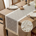 Braided Cotton Linen Table Runner – 35x210cm Elegant Dining Table Decor Dinner set Table Runners