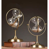 Brass Vintage Hourglass Sandtimer 30 Minute Retro Timer
