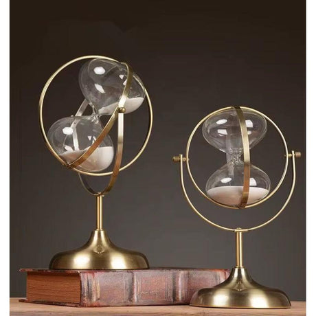 Brass Vintage Hourglass Sandtimer 30 Minute Retro Timer