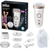 Braun Silk-Épil 9 9-561 Wet & Dry Cordless Epilator | 6 Extras