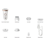 Braun Silk-Épil 9 9-561 Wet & Dry Cordless Epilator | 6 Extras