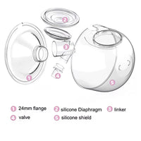 Breast Pump Collection Cup Accessories Set – Replacement Parts | Compatible & Comfortable Breast Pump Breast Pump Accessories