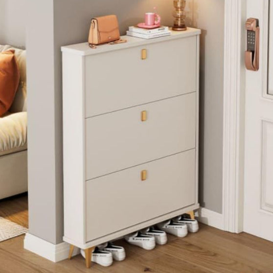 Bucket Flip Shoe Cabinet Double Layer
