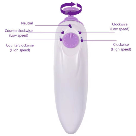2-in-1 LED Nail Dryer & Electric Nail Kit with 5 Attachment Heads – At-Home Manicure Tool- Furaha Finds Kenya