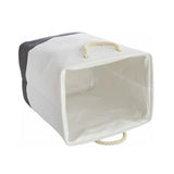 Canvas Laundry Basket MultiPurpose Basket with Handle 60L Capacity 40x40x38cm