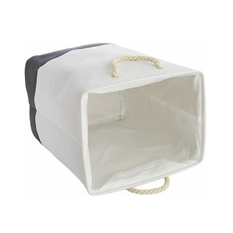 Canvas Laundry Basket MultiPurpose Basket with Handle 60L Capacity 40x40x38cm