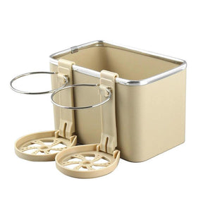 Car Armrest Organizer with Phone Slot, Bottle Holders, and Tissue Box 61cm x 41cm Car accessories Vehicle Organizers