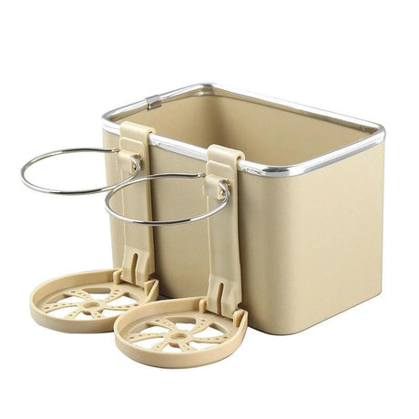 Car Armrest Organizer with Phone Slot, Bottle Holders, and Tissue Box 61cm x 41cm Car accessories Vehicle Organizers