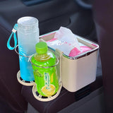 Car Armrest Organizer with Phone Slot, Bottle Holders, and Tissue Box 61cm x 41cm Car accessories Vehicle Organizers