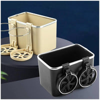 Car Armrest Organizer with Phone Slot, Bottle Holders, and Tissue Box 61cm x 41cm Car accessories Vehicle Organizers