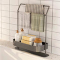 Carbon Steel Sink Caddy for Organizing Sponges and Dish Brushes in the Kitchen Sink Caddies