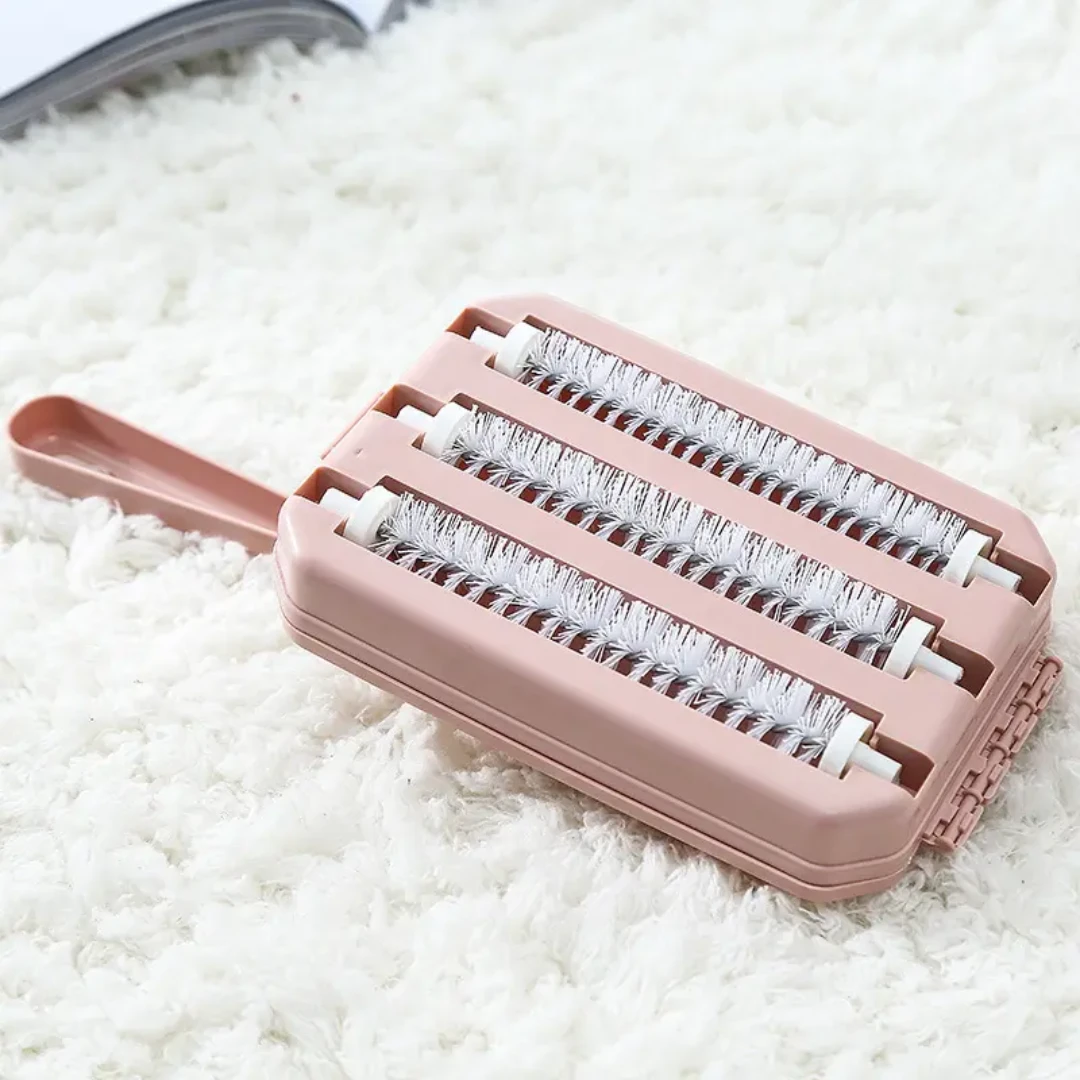 Carpet Brush with Comfortable Handle for Deep Cleaning. Scrub Brushes