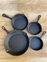 Cast Iron Frying Pan Cooking Skillet Egg and Steak Fry Pan 14cm–26cm