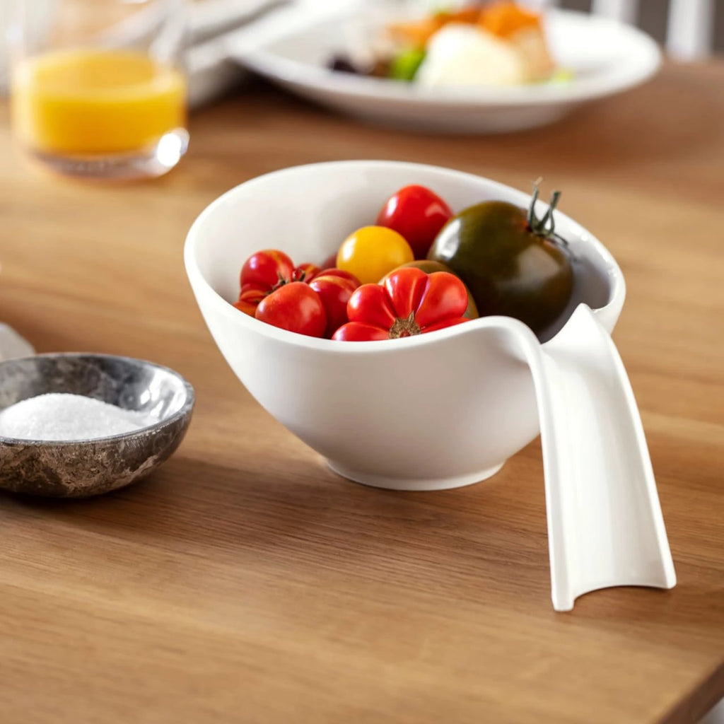 Ceramic Oval Bowl with Handle Tableware Bowls