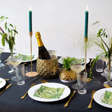 Ceramic Pineapple Canister with Green Leaf
