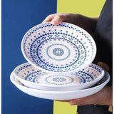 Ceramic Pink Flowered Dinner Set Tableware Dinnerware Sets