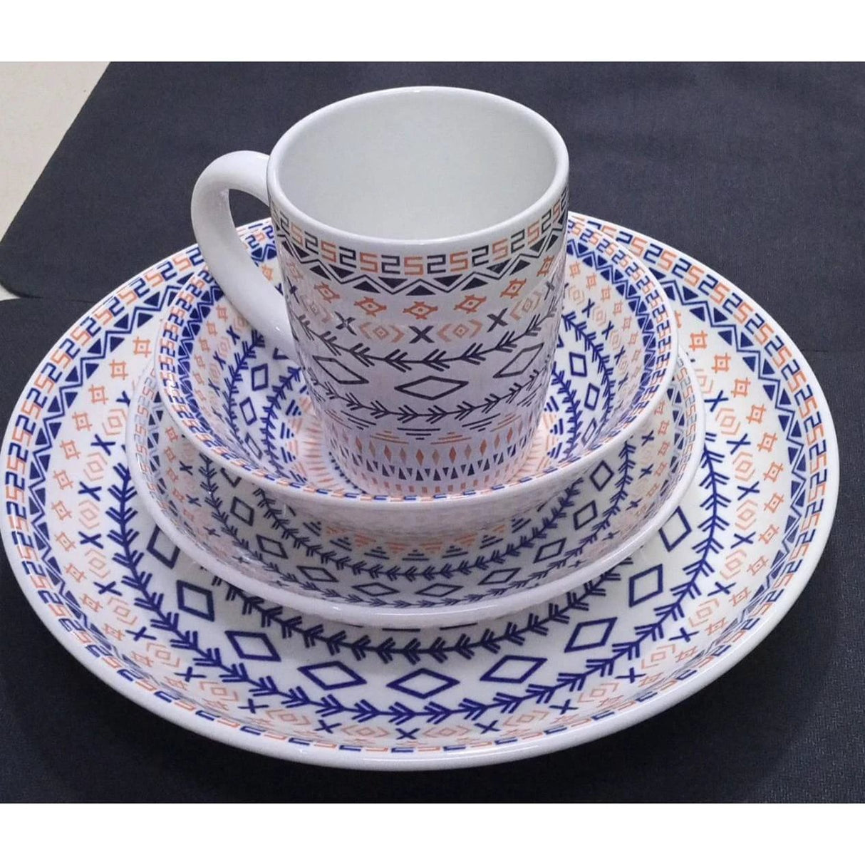 Ceramic Pink Flowered Dinner Set Tableware Dinnerware Sets