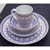 Ceramic Pink Flowered Dinner Set Tableware Dinnerware Sets