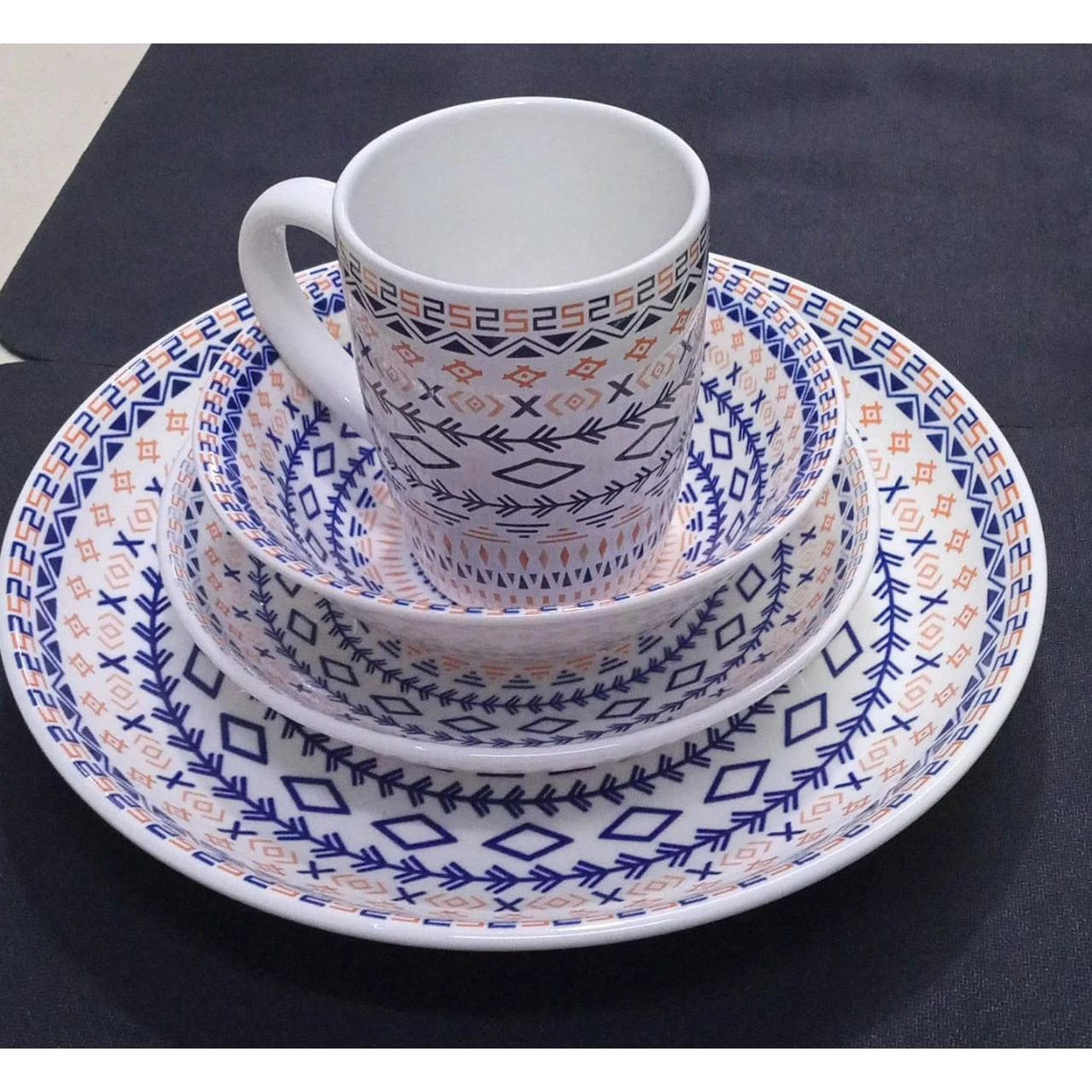 Ceramic Pink Flowered Dinner Set Tableware Dinnerware Sets
