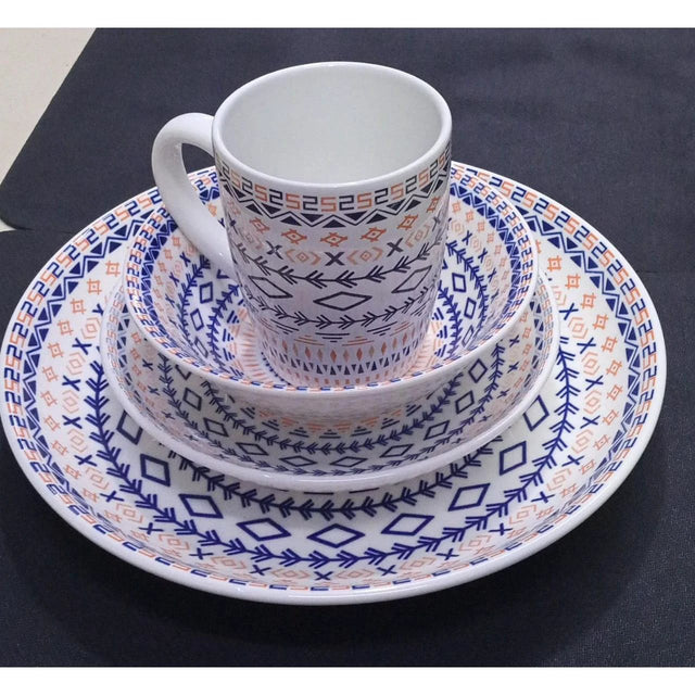 Ceramic Pink Flowered Dinner Set Tableware Dinnerware Sets