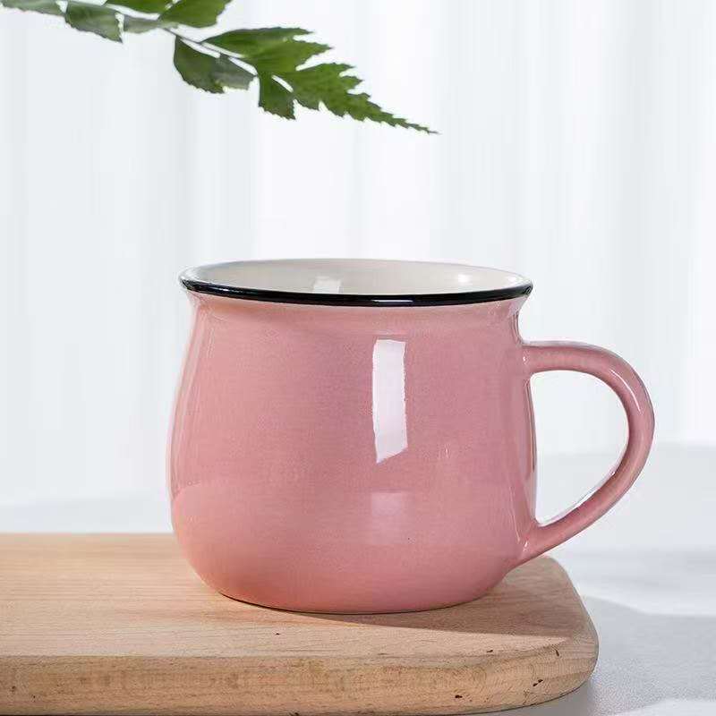 Ceramic Pot Mugs – 300ml, Set of 6
