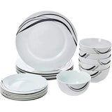 Ceramic Quality 16 Pcs Classique Dinner Set | Midnight | Perfect For Hosting Dinner Parties, Special Celebrations, & Enhancing Everyday Dining Experience