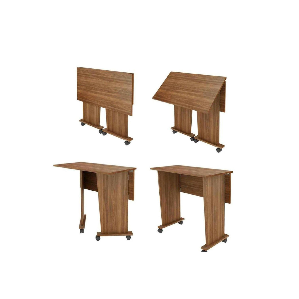 Chicago Folding Desk with Wheels.